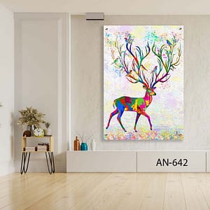 תמונת זכוכית לסלון של אייל צבעוני