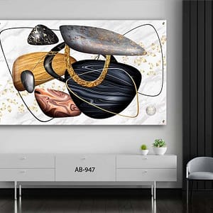 תמונת זכוכית לפינת האוכל של אבני נחל