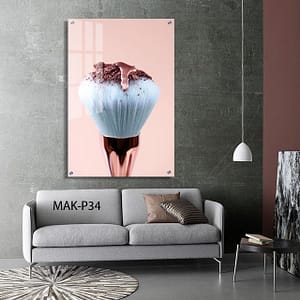 תמונת זכוכית לסלון - MAK-P34