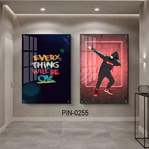 תמונות זכוכית לחדר שינה - PIN-0255