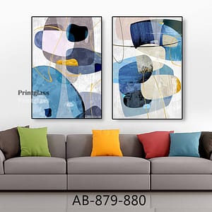 תמונות זכוכית לסלון - AB-879-880