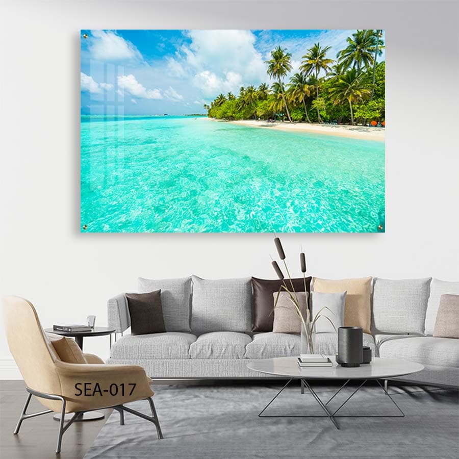 תמונת ים לסלון של חוף טרופי